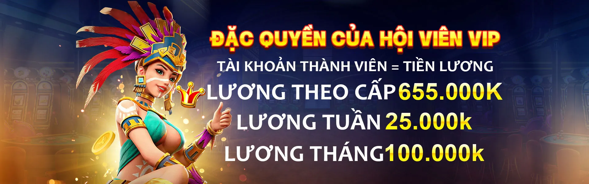 Hình ảnh Chương Trình VIP c168 với các biểu tượng đặc quyền và ánh sáng lấp lánh